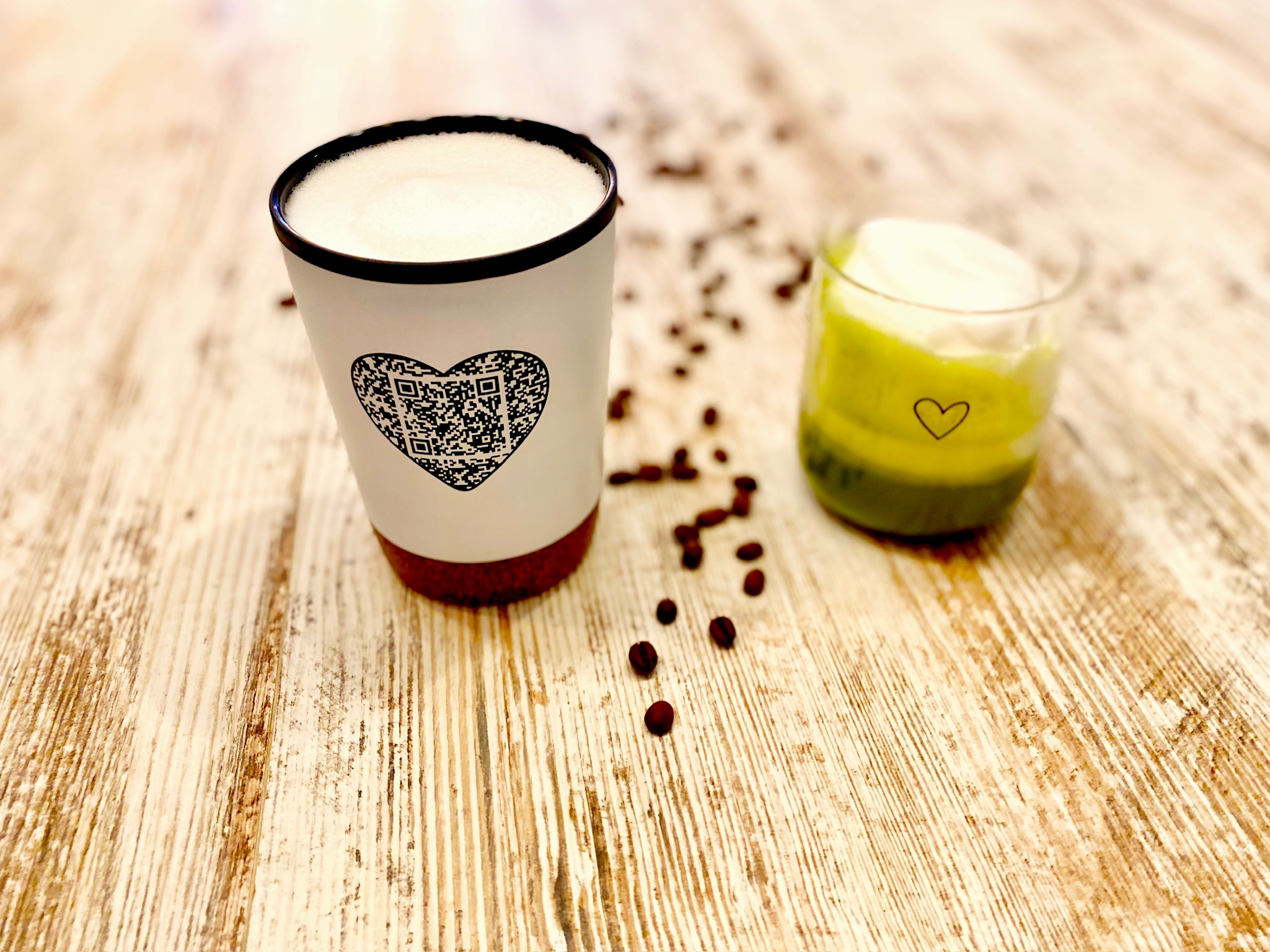 Matcha vs. Kaffee