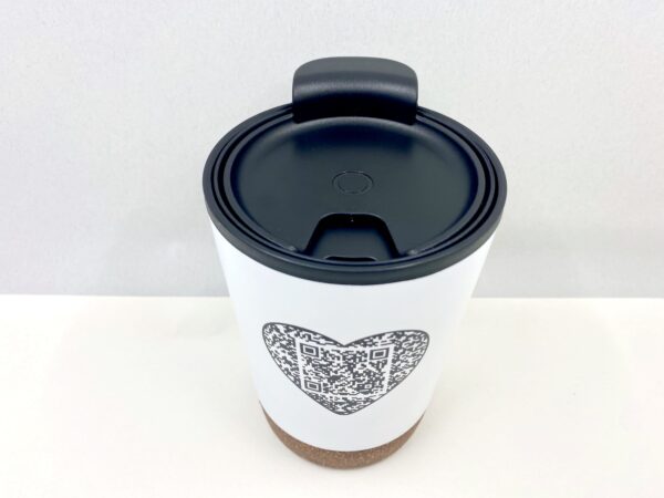Flasche & Becher mit täglicher Affirmation (2er-Set, weiss) - Image 3