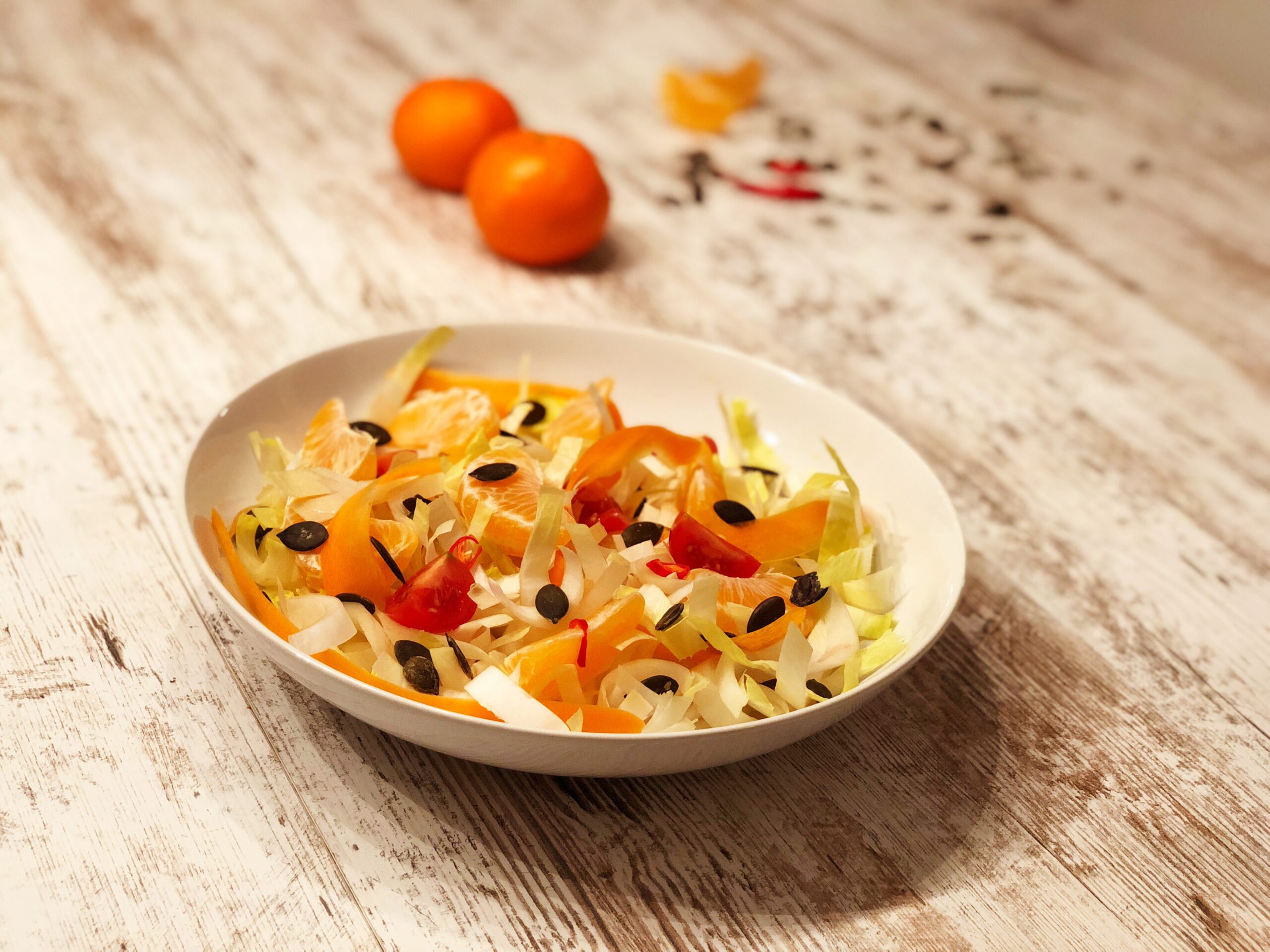 Chicorée-Mandarinen-Salat — Back To Real Lifestyle